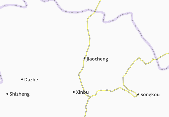 Mapa Jiaocheng