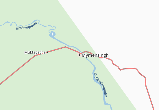 Karte Stadtplan Mymensingh