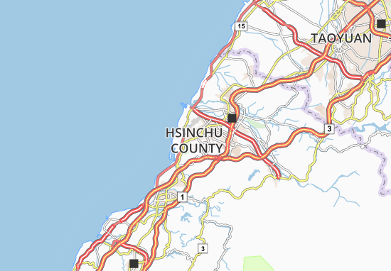 Kaart Plattegrond Siangshan District