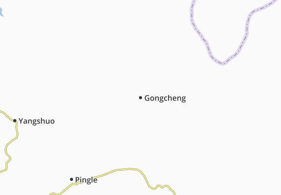 Kaart Plattegrond Gongcheng