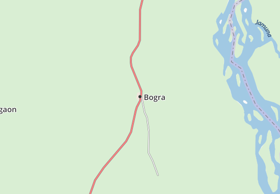 Karte Stadtplan Bogra