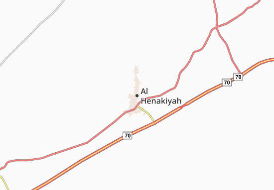 Kaart Plattegrond Al Henakiyah