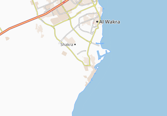 Karte Stadtplan Al Afja Mesaieed