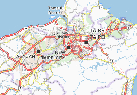 Carte-Plan New Taipei City