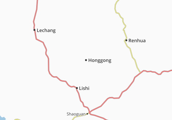 Mapa Honggong