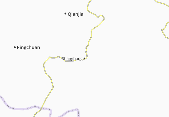 Mapa Shanghang