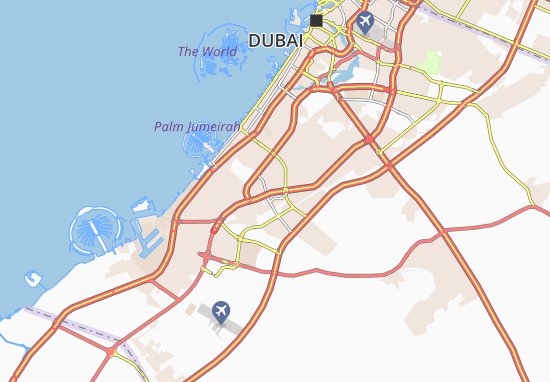 Mapa Al Barsha South Third