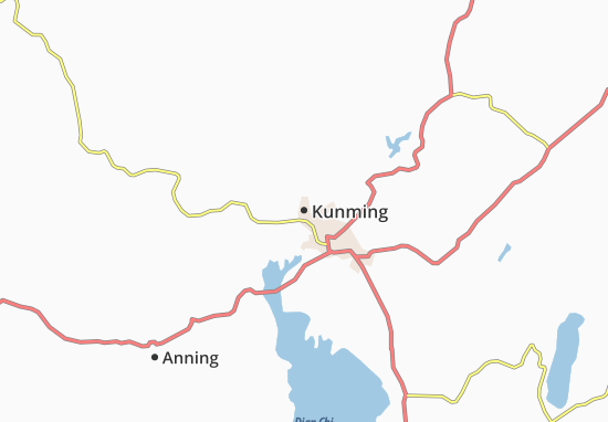 Kaart Plattegrond Kunming