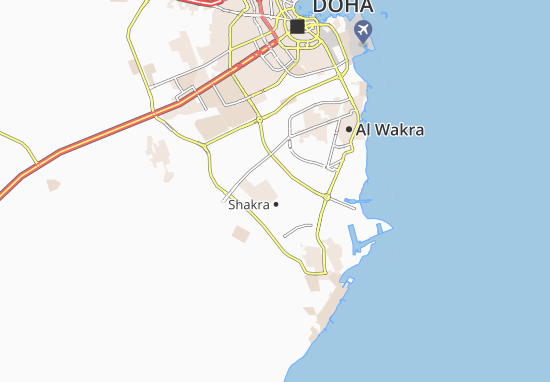 Karte Stadtplan Shakra
