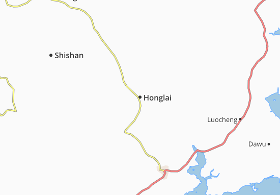 Mapa Honglai