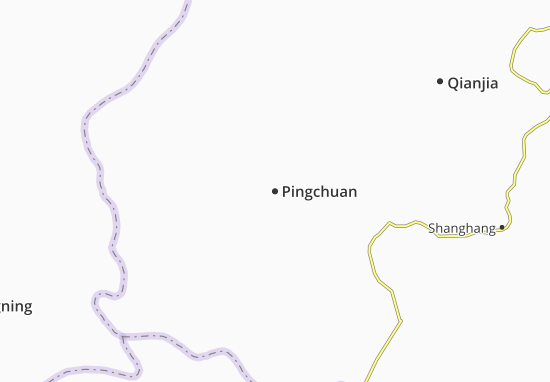 Kaart Plattegrond Pingchuan