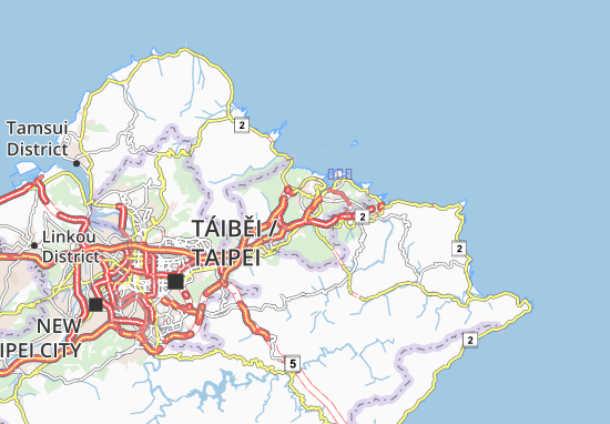 Karte Stadtplan Badubei
