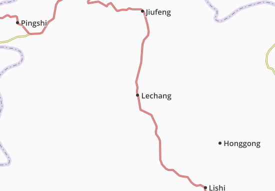 Karte Stadtplan Lechang