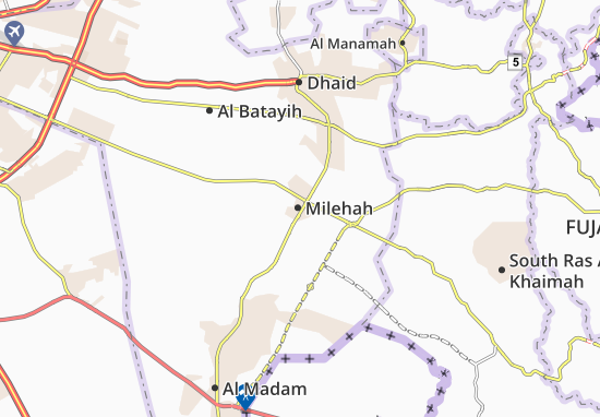 Kaart Plattegrond Milehah