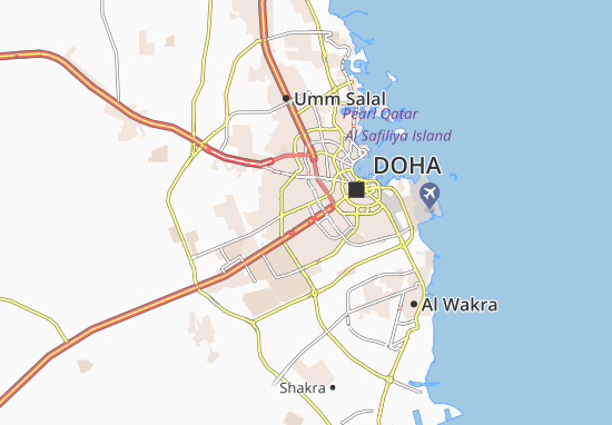 Karte Stadtplan Al Doha Gardens