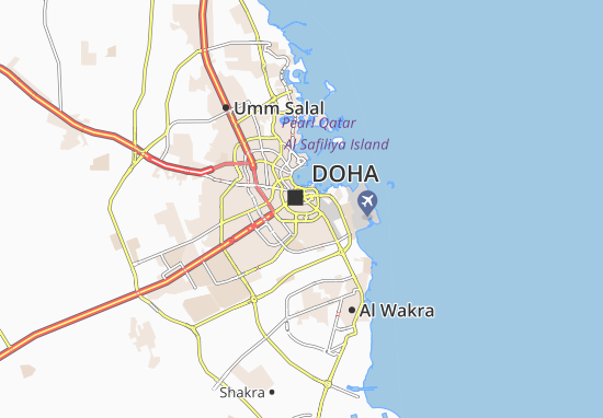 Karte Stadtplan Al Mansoura