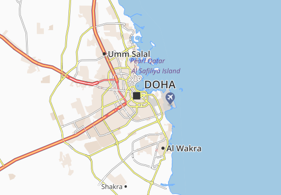 Kaart Plattegrond Al Doha Al Jadeeda