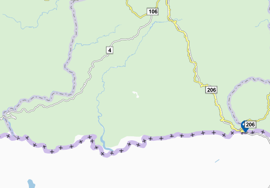 Kaart Plattegrond Cherrapunj