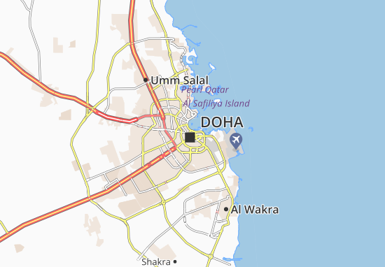 Karte Stadtplan Al Bidda 02