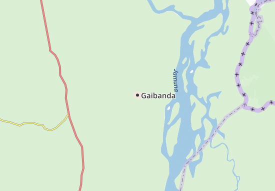 Karte Stadtplan Gaibanda