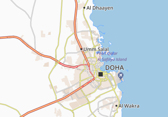 Karte Stadtplan Al Rehab Compound