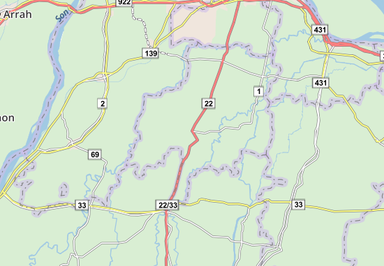 Mapa Taregna