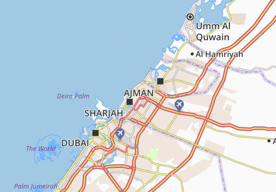 Karte Stadtplan Al Fayha