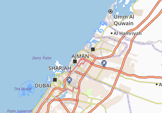Karte Stadtplan Al Mansura