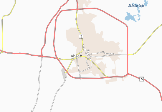 Karte Stadtplan Ahsa
