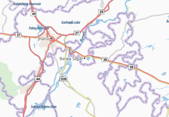Karte Stadtplan Barwa Sagar
