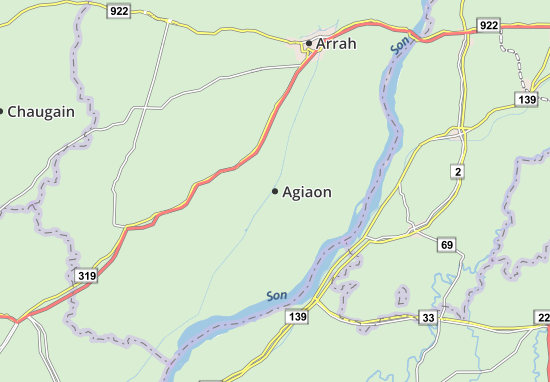 Karte Stadtplan Agiaon