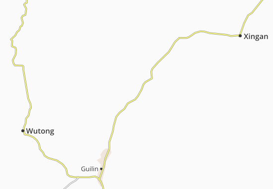 Kaart Plattegrond Lingchuan