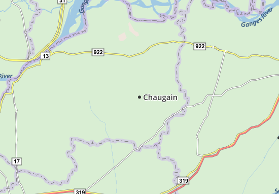 Mapa Chaugain
