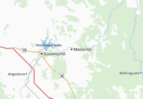 Kaart Plattegrond Mocorito