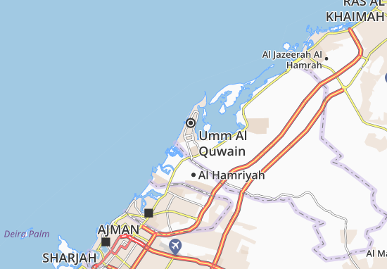 Karte Stadtplan Al Aahad Area