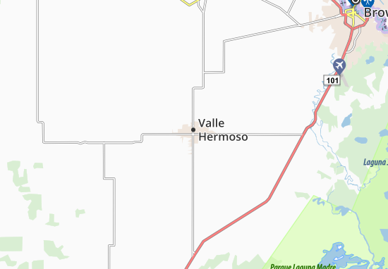 Karte Stadtplan Valle Hermoso