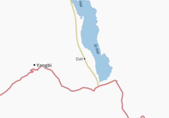 Karte Stadtplan Dali
