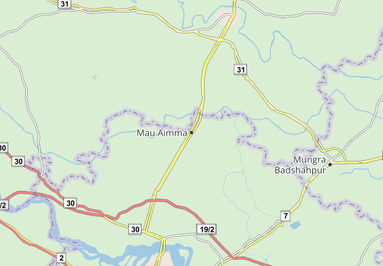 Karte Stadtplan Mau Aimma