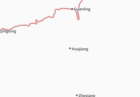Karte Stadtplan Huajiang