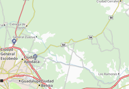 Karte Stadtplan Doctor González