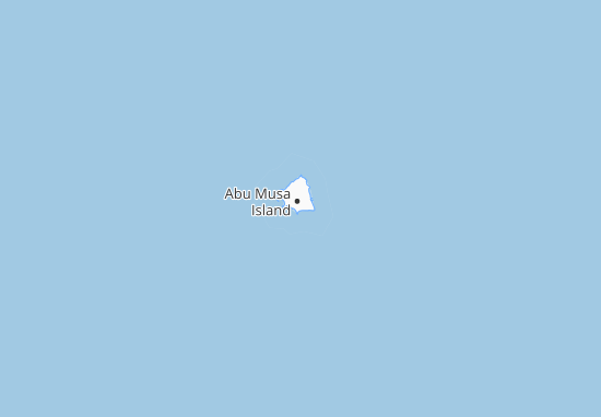 Kaart Plattegrond Abu Musa Island
