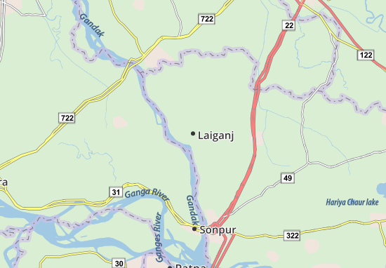 Karte Stadtplan Laiganj