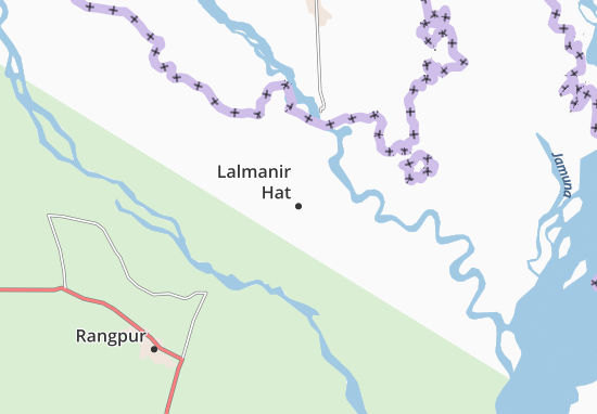Mapa Lalmanir Hat
