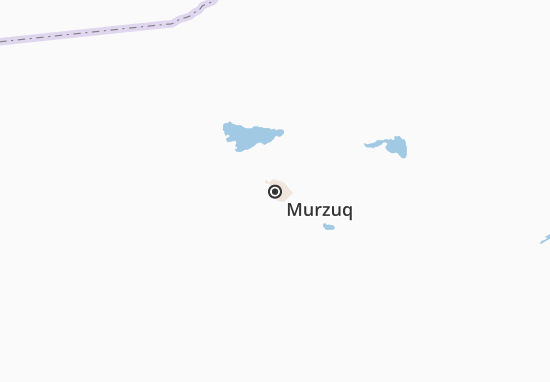 Kaart Plattegrond Murzuq