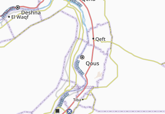 Karte Stadtplan Qous