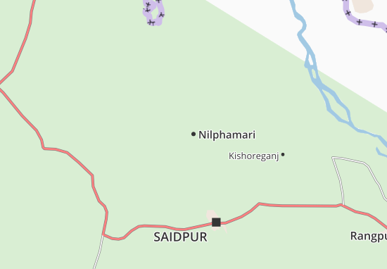 Kaart Plattegrond Nilphamari