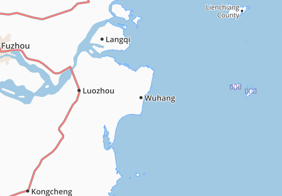 Karte Stadtplan Wuhang