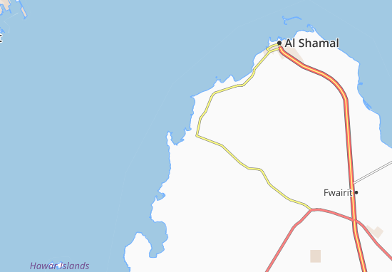 Karte Stadtplan Al Zubara