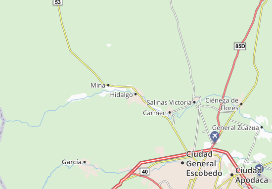 Hidalgo Map