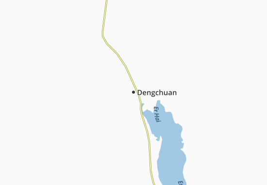 Karte Stadtplan Dengchuan